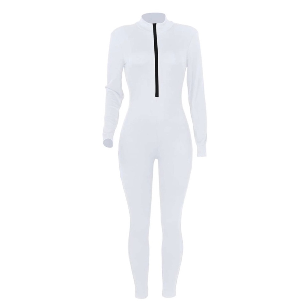 Posh‎ by V White Long Sleeve Bodysuit size S